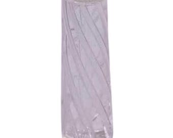 Handcrafted Twisted Glass Filter Tip, 7-9mm x 30mm - 7-Hole Cone Design
