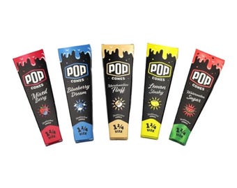 Flavored Pre Rolled Cones | 5 Flavor Variety Pack, 1 1/4 Size
