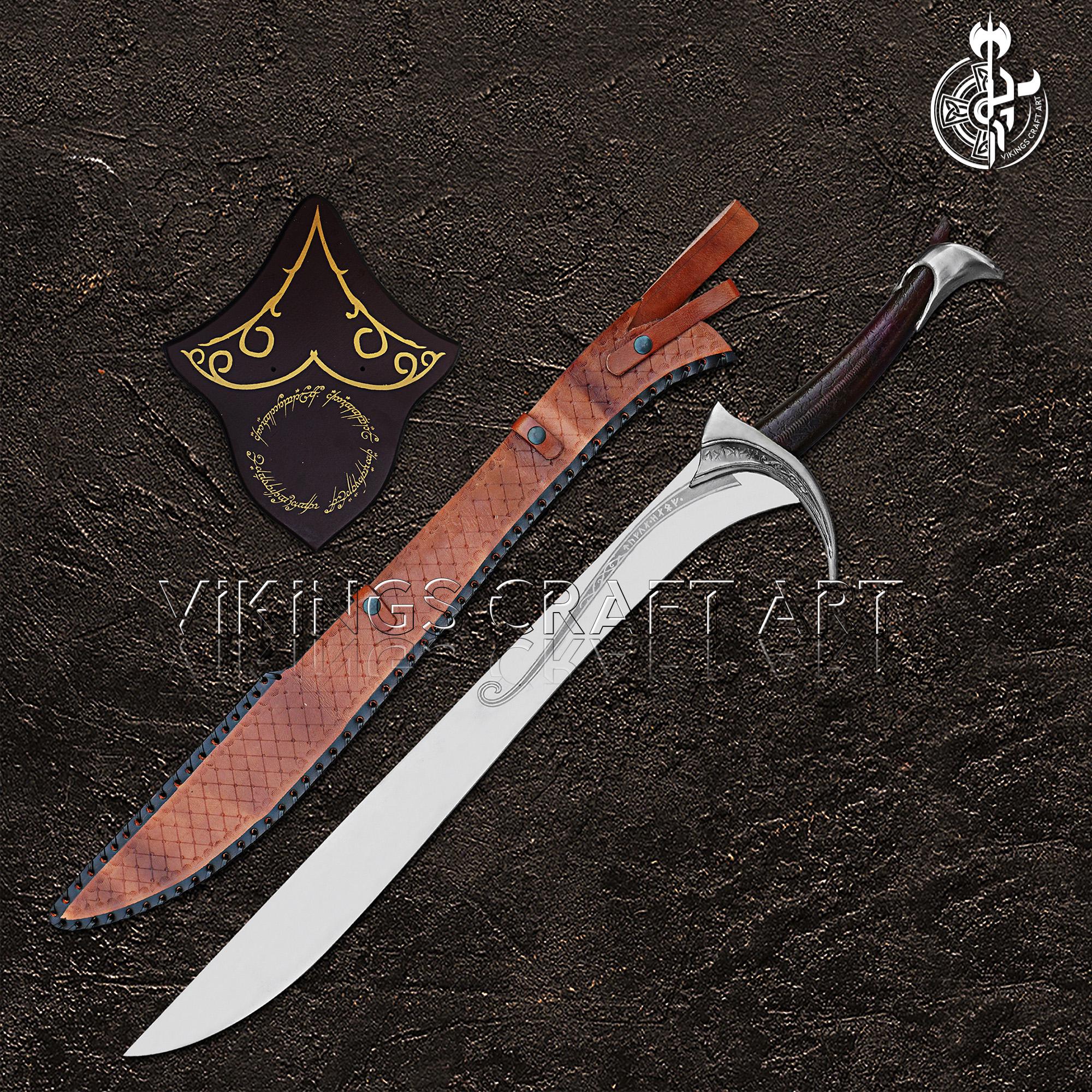 Handcrafted Orcrist Goblin Cleaver Sword Replica Stainless Steel