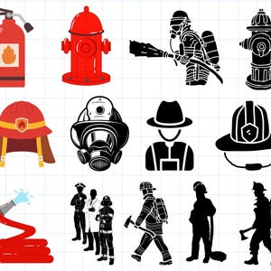 Firefighter Svg Bundle, Dad firefighter Svg, Fireman Svg, Red Line Flag Svg, Fire Station Svg, Fire Department Svg, Cut Files For Cricut