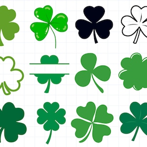 Shamrock Svg, Clover Svg, Shamrock Cricut Design, Clover Leaf Saint Patricks Day Clipart, Lucky Clover Svg, St Patricks Day Svg, Lucky Svg