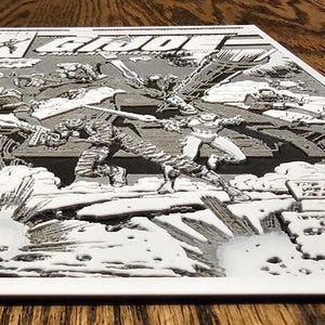 3D Printed Comic Book Cover/panel - Etsy