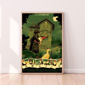 Póster de la película Amélie (2001), impresión en lienzo de alta calidad, arte de pared, decoración de habitación, póster artístico para regalo sin marco.