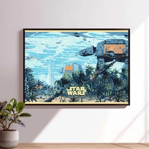Star Wars,Movie Poster,High Quality Canvas Print, Wall Art, Room Decor, Art Poster For Gift Unframed