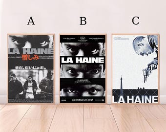 La Haine Japanese Movie Poster - Vintage Film Art - Collector's