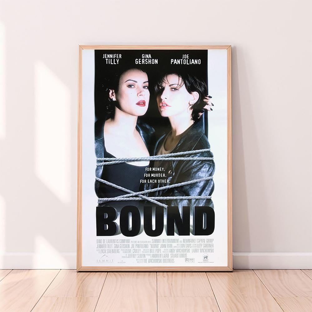 Bound (1996),movie Poster,high Quality Canvas Print, Wall Art