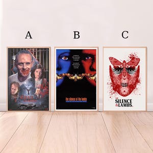 The Silence Of The Lambs,Movie Poster,High Quality Canvas Print, Wall Art, Room Decor, Art Poster For Gift Unframed
