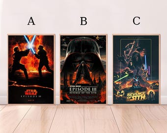 スターウォーズポスター：エピソードIII シスの復讐 - Etsy 日本