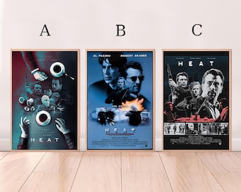 ヒート、映画ポスター、高品質キャンバスプリント、ウォールアート、部屋の装飾、ギフト用のアートポスター（フレームなし）