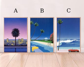 Hiroshi Nagai Vintage Canvas Poster,Retro Art Decor,High Quality Canvas Print, Wall Art, Room Decor, Art Poster For Gift Unframed