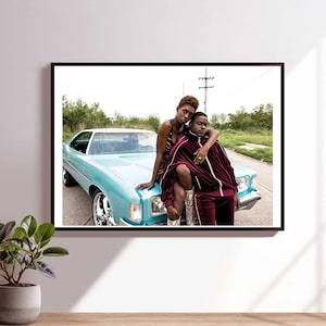 Queen & Slim,Movie Poster,High Quality Canvas Print, Wall Art, Room Decor, Art Poster For Gift Unframed