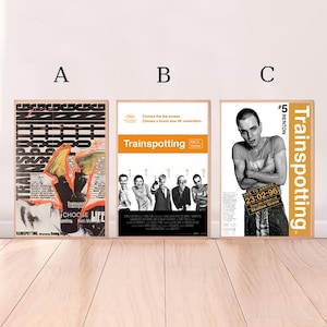 Trainspotting,Movie Poster,High Quality Canvas Print, Wall Art, Room Decor, Art Poster For Gift Unframed