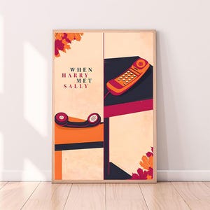 Quand Harry rencontre Sally, affiche de film, impression sur toile de haute qualité, art mural, décoration de chambre, affiche d'art pour cadeau sans cadre