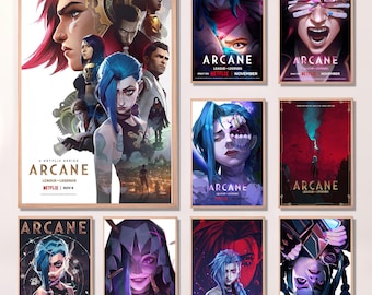 Arcane, Locandina del film, Stampa su tela di alta qualità, Decorazione murale, Decorazione per la stanza, Poster artistico da regalare (senza cornice)