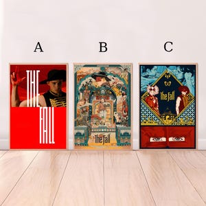 The Fall,Filmposter, Hochwertiger Leinwanddruck, Wandkunst, Raumdekor, Kunstposter als Geschenk ohne Rahmen