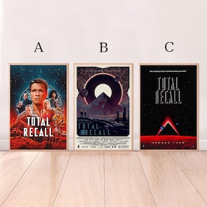 Total recall,Movie Poster,High Quality Canvas Print, Wall Art, Room Decor, Art Poster For Gift Unframed