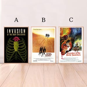 La invasión de los ladrones de cuerpos (1978), póster de película, impresión en lienzo de alta calidad, arte de pared, decoración de habitación, póster artístico para regalo sin marco
