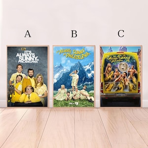 It&#39;s Always Sunny in Philadelphia,Movie Poster,High Quality Canvas Print, Wall Art, Room Decor, Art Poster For Gift Unframed
