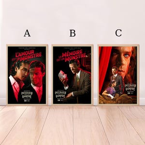 Interview With The Vampire,Movie Poster,High Quality Canvas Print, Wall Art, Room Decor, Art Poster For Gift Unframed
