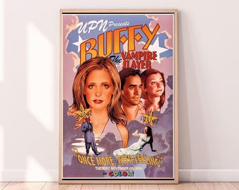 Buffy the Vampire Slayer,Movie Poster,High Quality Canvas Print, Wall Art, Room Decor, Art Poster For Gift Unframed