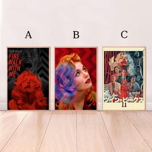Twin Peaks: Fire Walk With Me (1992), póster de película, impresión en lienzo de alta calidad, arte de pared, decoración de habitación, póster artístico para regalo sin marco