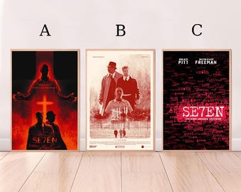Se7en Movie Poster: Art Print, Home Decor,room Decor,wall Art,art