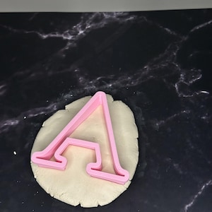 Cortador de galletas con letras alfa / Cortadores de galletas de hermandad / Decoración de hermandad / Cortador de galletas con letras griegas