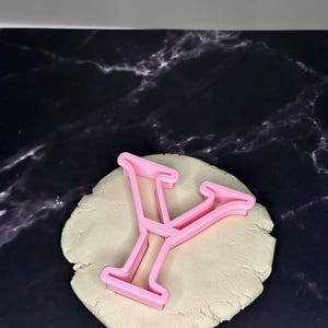 Cortador de galletas Upsilon / Cortadores de galletas de hermandad / Decoración de hermandad / Cortador de galletas con letras griegas