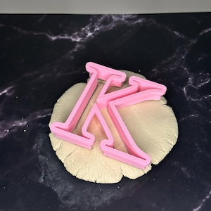 Cortador de biscoitos Kappa | Cortadores de biscoitos para irmandades | Decoração para irmandades | Cortador de biscoitos com letras gregas