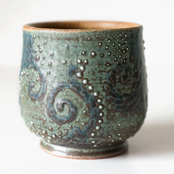 Starry Night Cup, Stoneware, 12 Ounces
