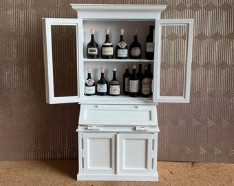Miniature Wine & Champagne Bottles (1:12 Scale) Dollhouse Decor