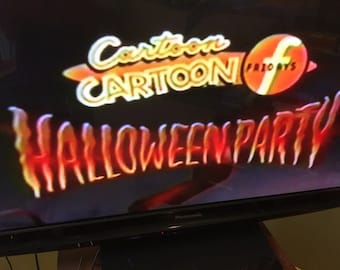 Cartoon Network Friday&#39;s 2000 Halloween Party with Commercials VHS Blank Tape