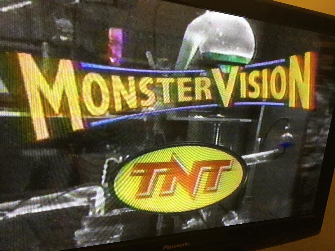 TNT Monstervision 1994 Atlantis the Lost Continent + Earth vs Flying Saucers Commercials VHS Blank