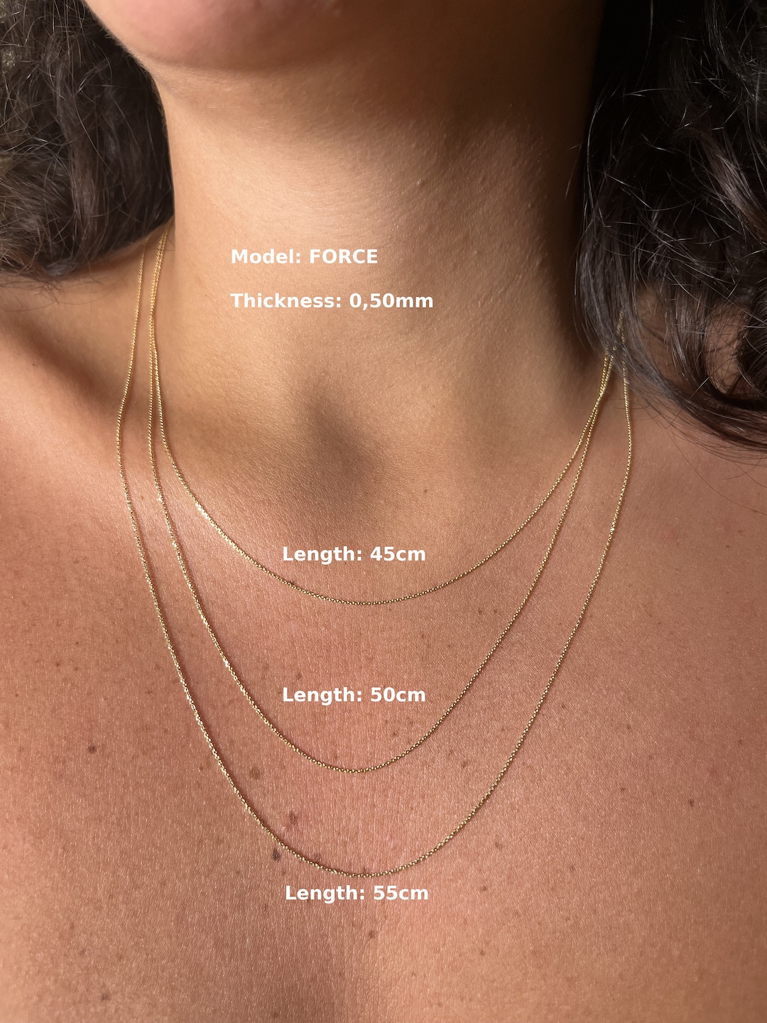 40 Cm Choker Length Chain 24