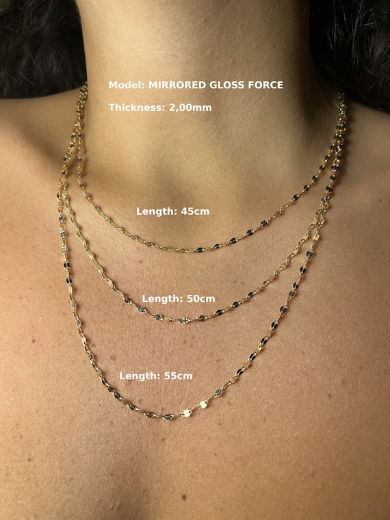 DOT CHAIN NECKLACE SILVER 55 CM DOT CHAIN NECKLACE SILVER 55 CM