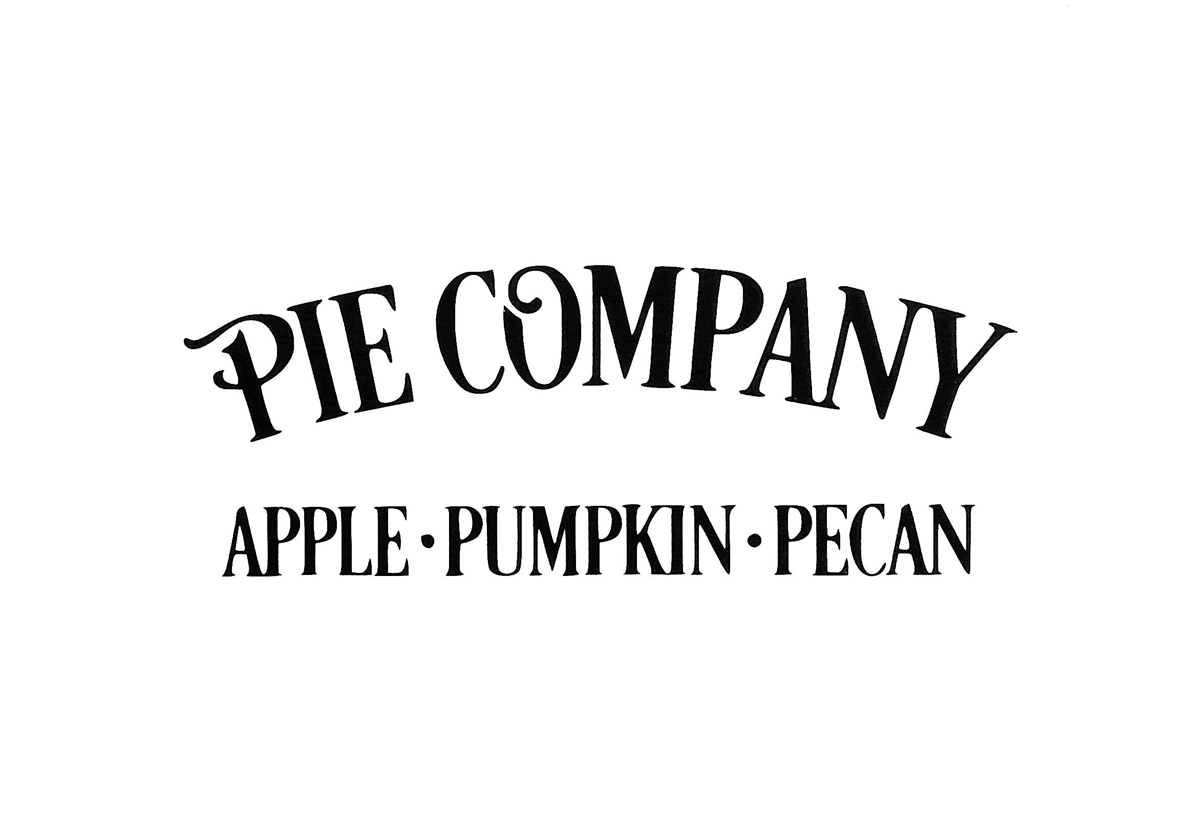 PIE COMPANY Vinyl Decal Apple Pie Pumpkin Pie Etsy