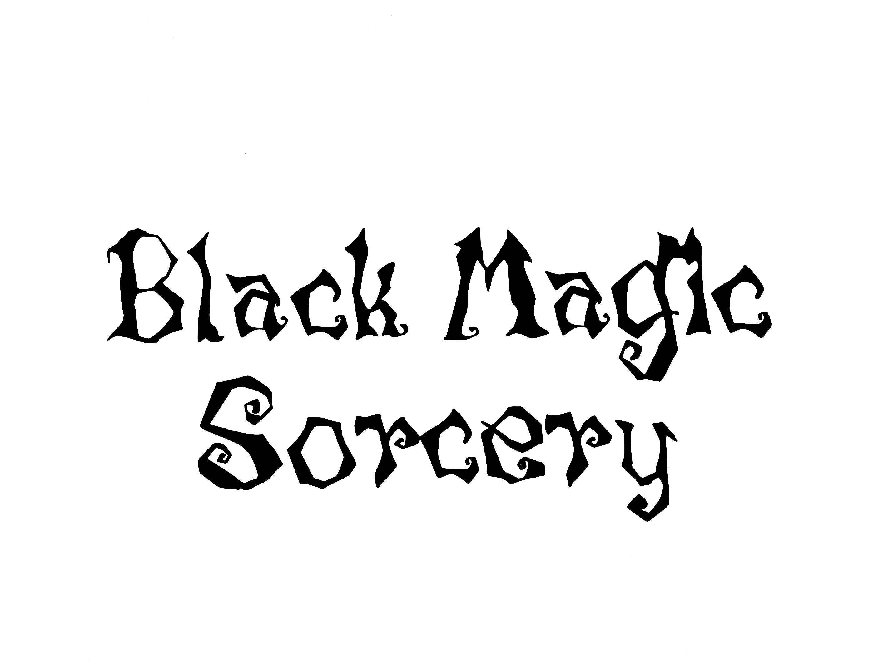 BLACK MAGIC Decal Sorcery Decal DIY Halloween Sign Etsy UK