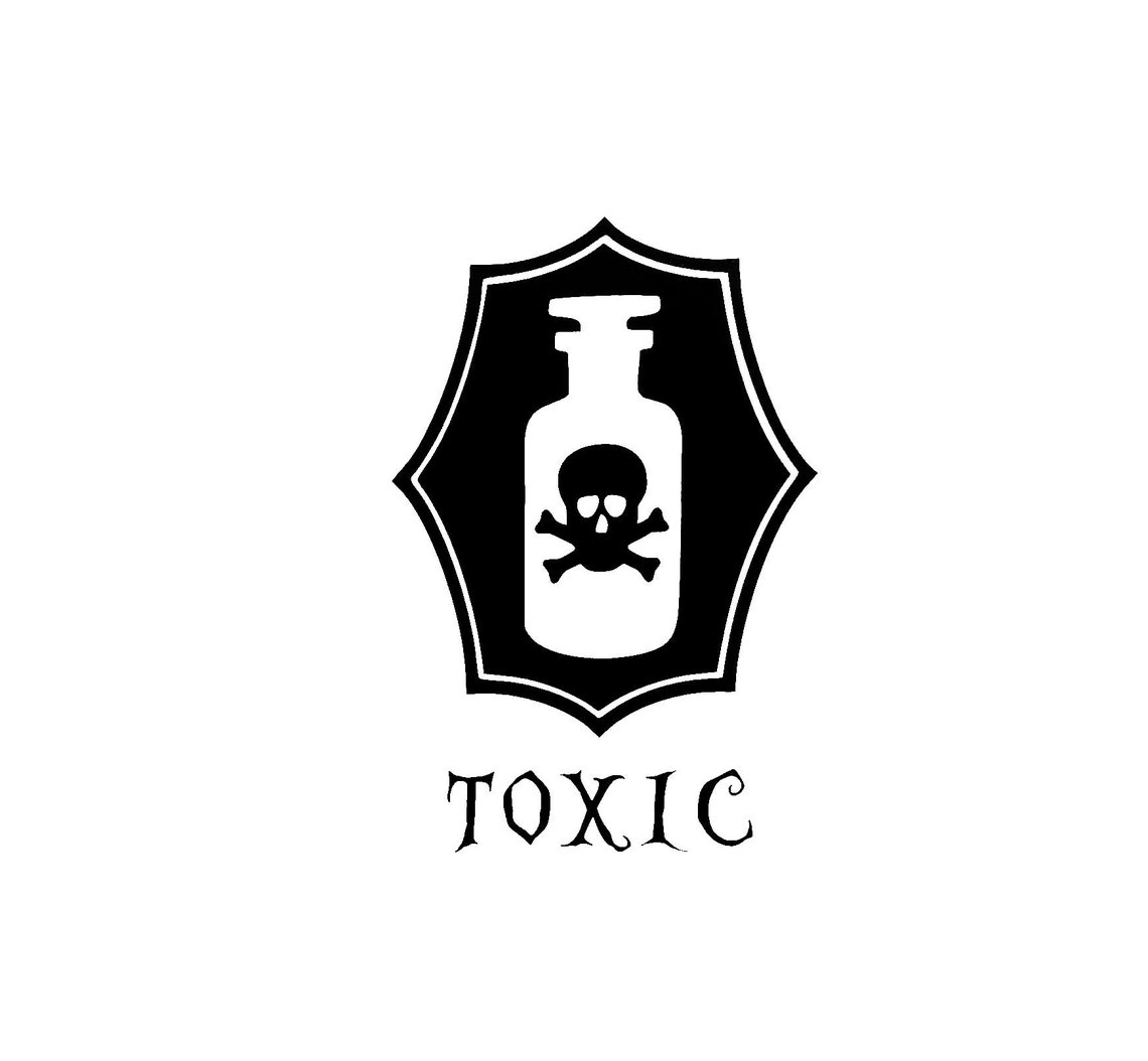 POISON TOXIC Vinyl Decal Halloween Decal Poison Bottle Etsy