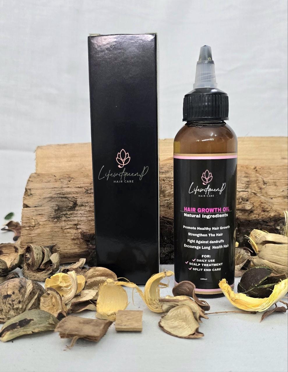 Ayurvedic Hair Growth Oil: Strengthen & Nourish, Infused with Herbs