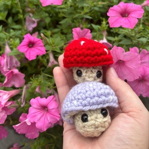Crochet Cute Mushroom Pop-It Amigurumi