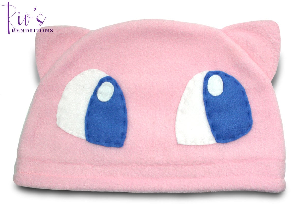 Pokemon Mew Hat / Fleece Hat / Winter Hat / Pokemon Hat / Etsy