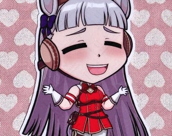 Gold Ship Uma Musume Pretty Derby Sticker / 3 Inch Vinyl Sticker