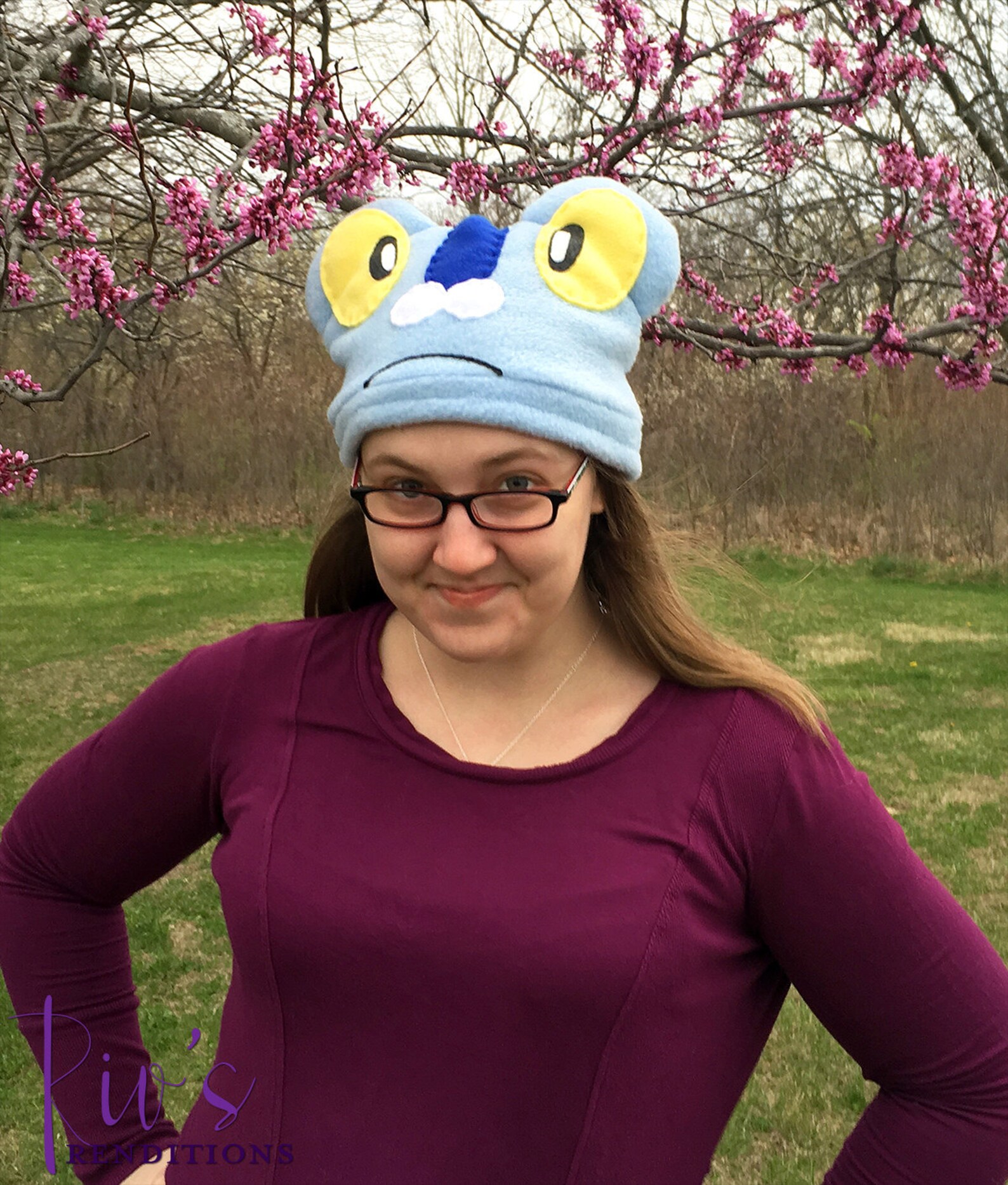 Pokemon Froakie Hat / Fleece Hat / Winter Hat / Pokemon Hat Etsy Sweden