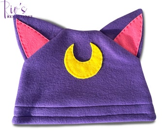 Sailor Moon Luna Fleece Hat - Super Cozy Beanie
