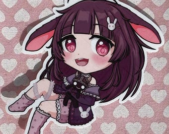 fallenshadow Shondo Sticker / 3 Inch Vinyl Sticker / vtuber Sticker