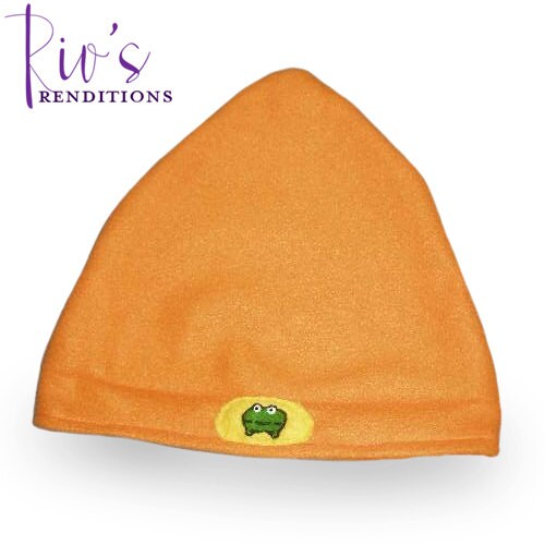 Casquette En Tricot Orange Parappa The Rapper - Taille Unique Unisexe - Neuf Sans étiquettes