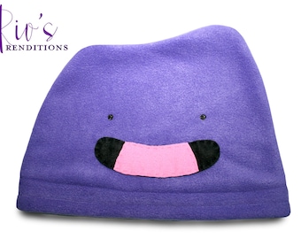 Pokemon Ditto Hat / Fleece Hat / Winter Hat / Pokemon Hat / Pokemon Fleece Hat / Video Game Characters