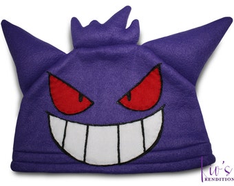 Video Game Hat - Gengar - Pokemon Hat - Super Cozy Beanie