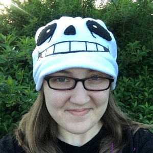 Video Game Characters Undertale Sans Fleece Hat Super Cozy Beanie image 3