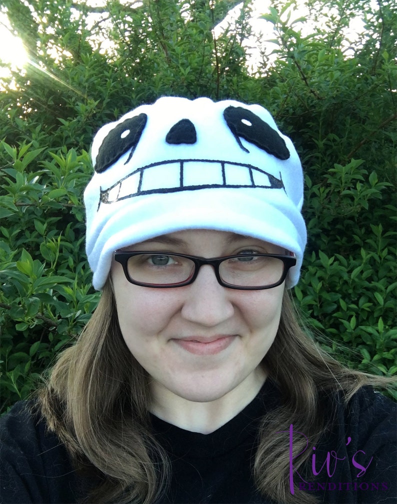 Video Game Characters Undertale Sans Fleece Hat Super Cozy Beanie image 3